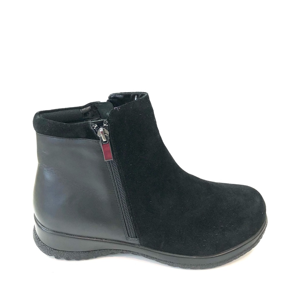 DREW Kool Black Ankle Boots Size 9.5 WW ($) 5112